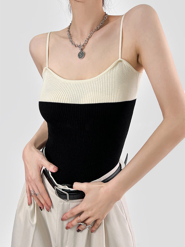 İki Renkli Atlet Üstü 