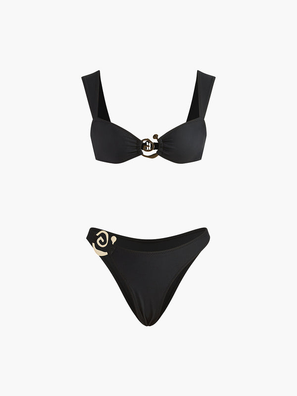 Golden Spiral Bikini Set