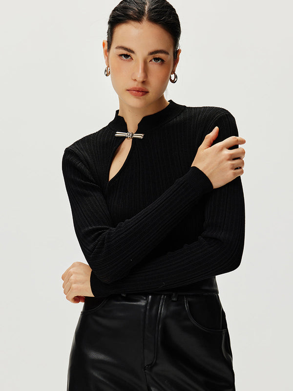 Kaburgalı Metal Düğümlü Kazak 