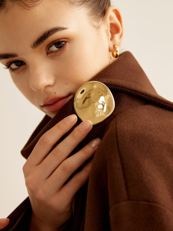 Minimalist Aerodinamik Düzensiz Broş 