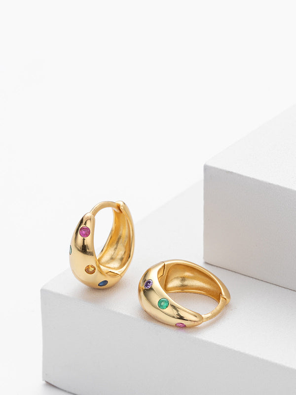 Kalın Halka Küpeler 