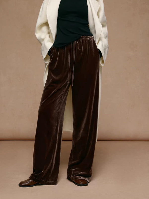 Bağcıklı Rahat Drapeli Pantolon 