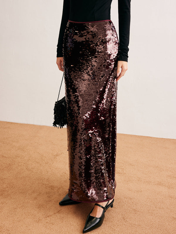 Romance Payetler Uzun Etek 