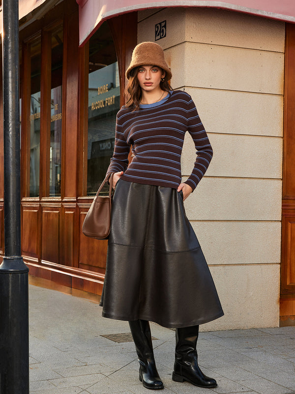 İki Renkli Çizgili İnce Kazak 