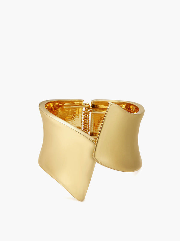 Asimetrik Parlak Tünel Bileklik 