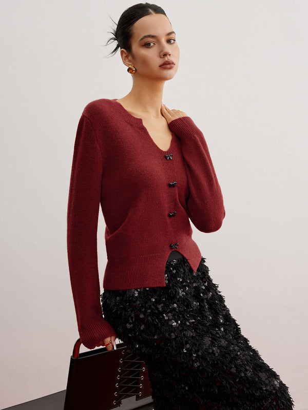 Fiyonk Detaylı Bölünmüş Kazak 