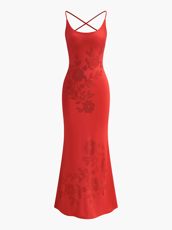 Kolsuz Sırtı Bağlı Elbise 