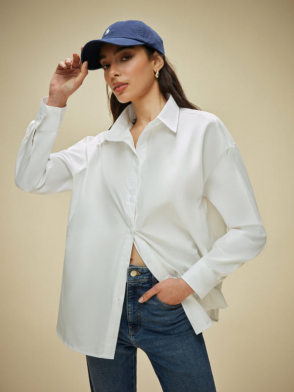 Sheer Button-Down Shirt