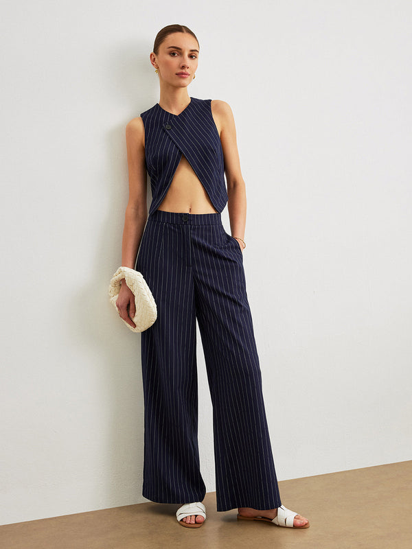 Cepli Çizgili Pantolon Takımı 