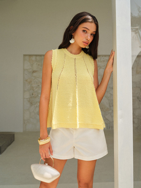 Gözlü Örgü Yelek 