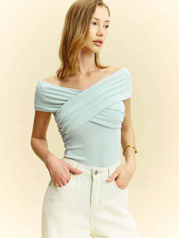 Omuz Açık Çapraz Üst 