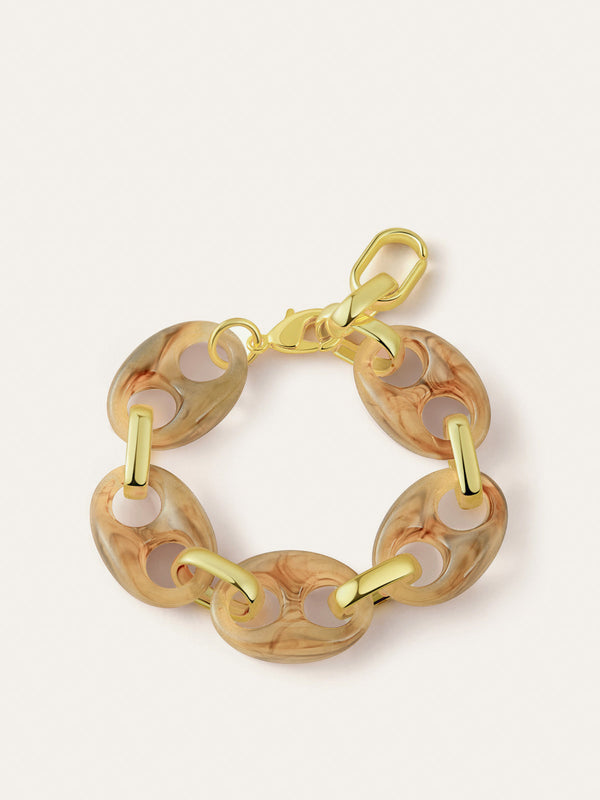 Tortoiseshell Link Bracelet