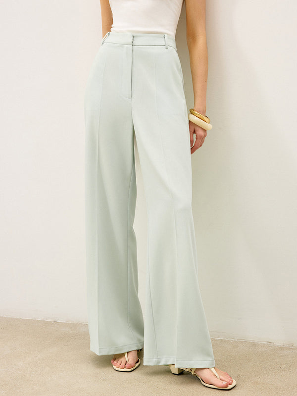 Yüksek Belli Geniş Paça Pantolon 