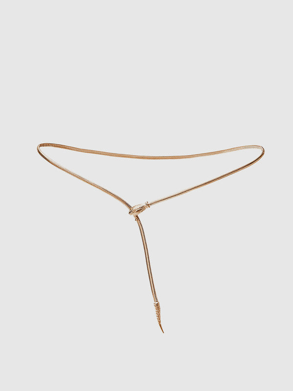 Yılan Şeklinde Metal Kemer 