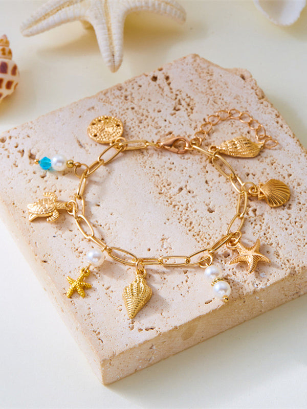 Ocean Inspired Charm Bracelet