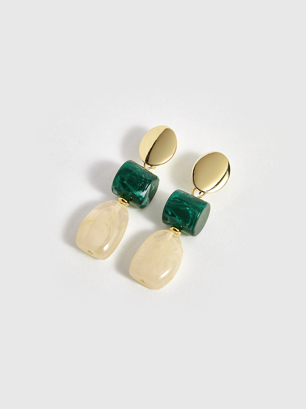 Geometrik Damla Küpeler 