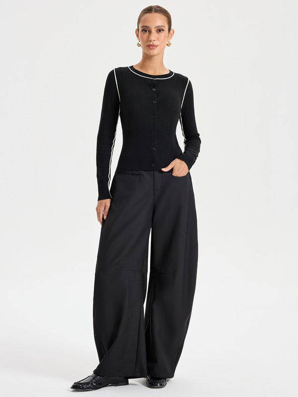 İnce Çizgili Hırka 